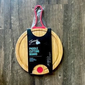 Fiesta Red Bamboo Cutting Board